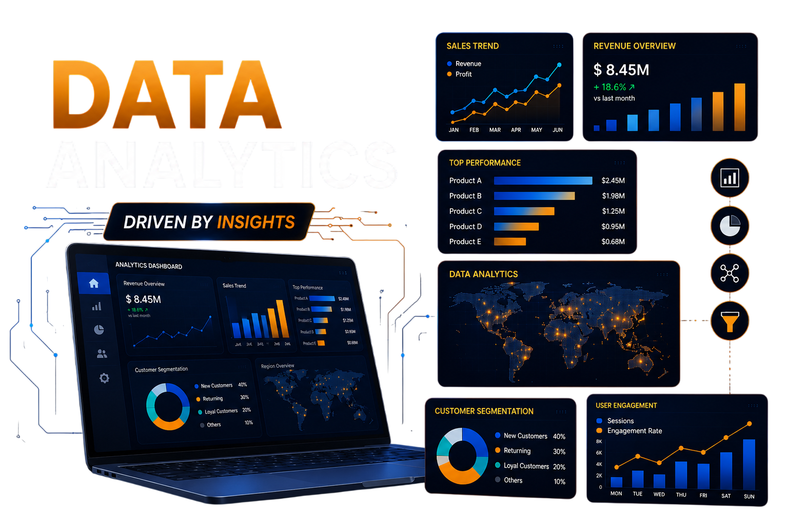 Data Analytics Dashboard Visualization